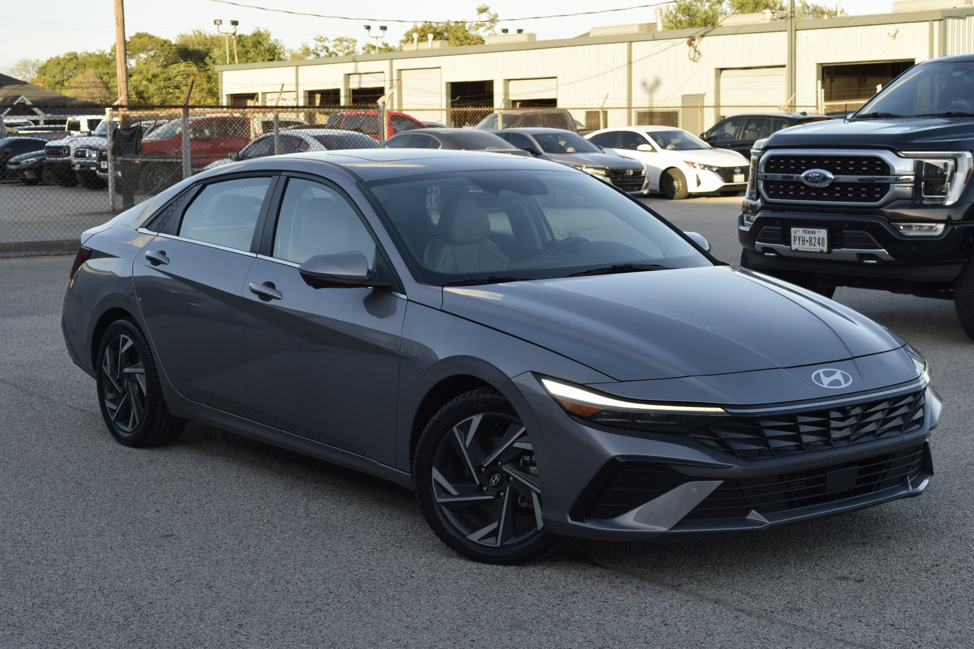 2024 Hyundai Elantra Limited Gray at Bayshore Chrysler Jeep Dodge Ram