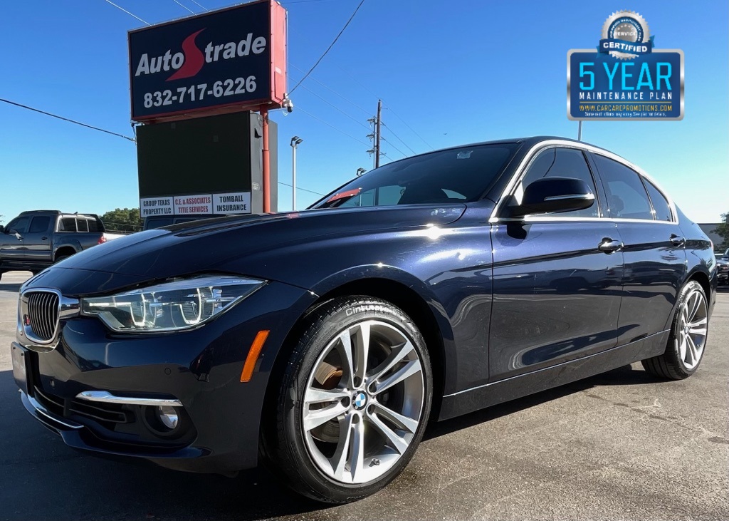 2017 BMW 3 Series 330i Blue at Bravo Nissan