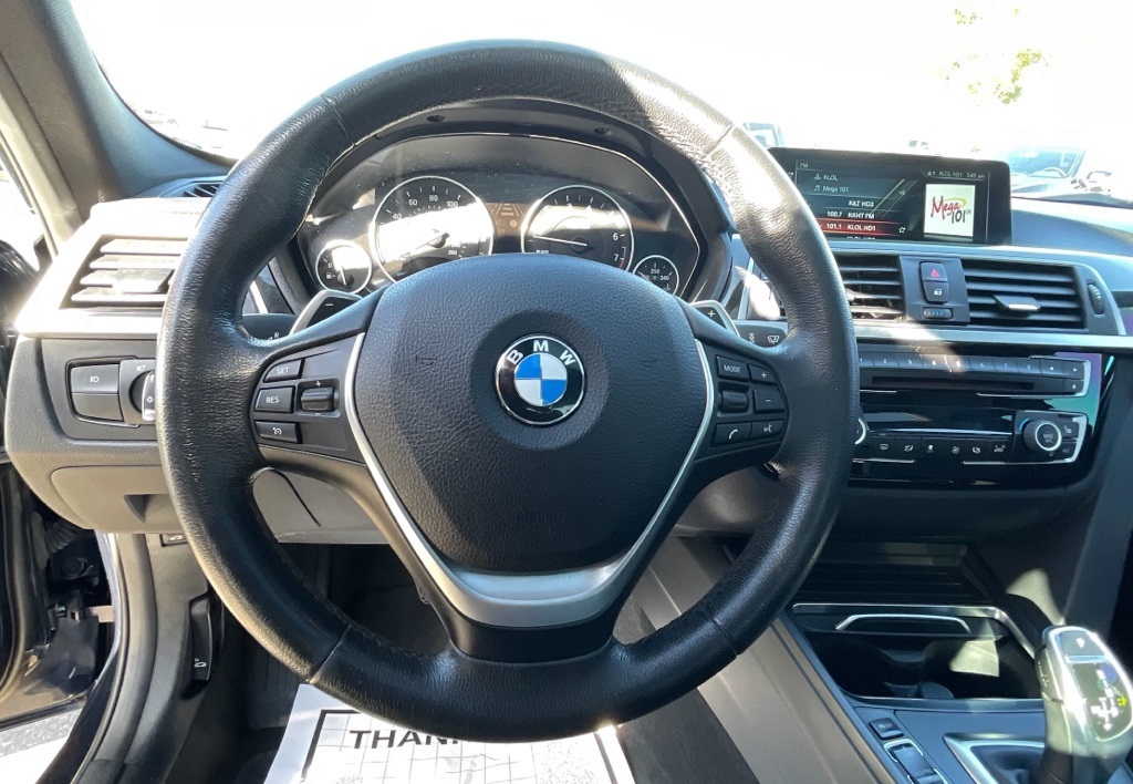 2017 BMW 3 Series 330i Blue at Bravo Nissan