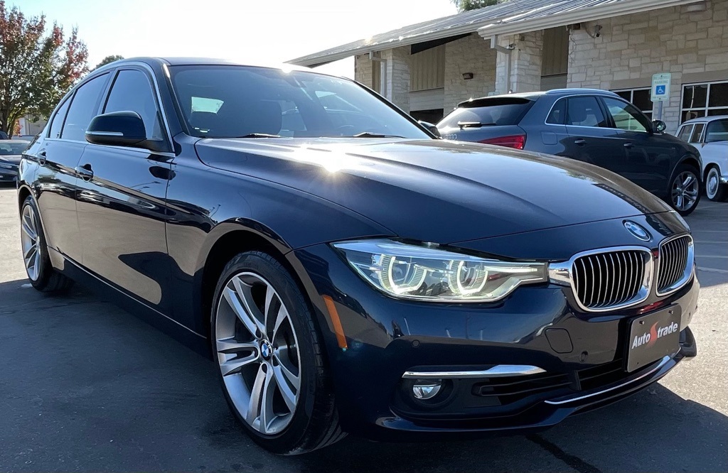 2017 BMW 3 Series 330i Blue at Bravo Nissan