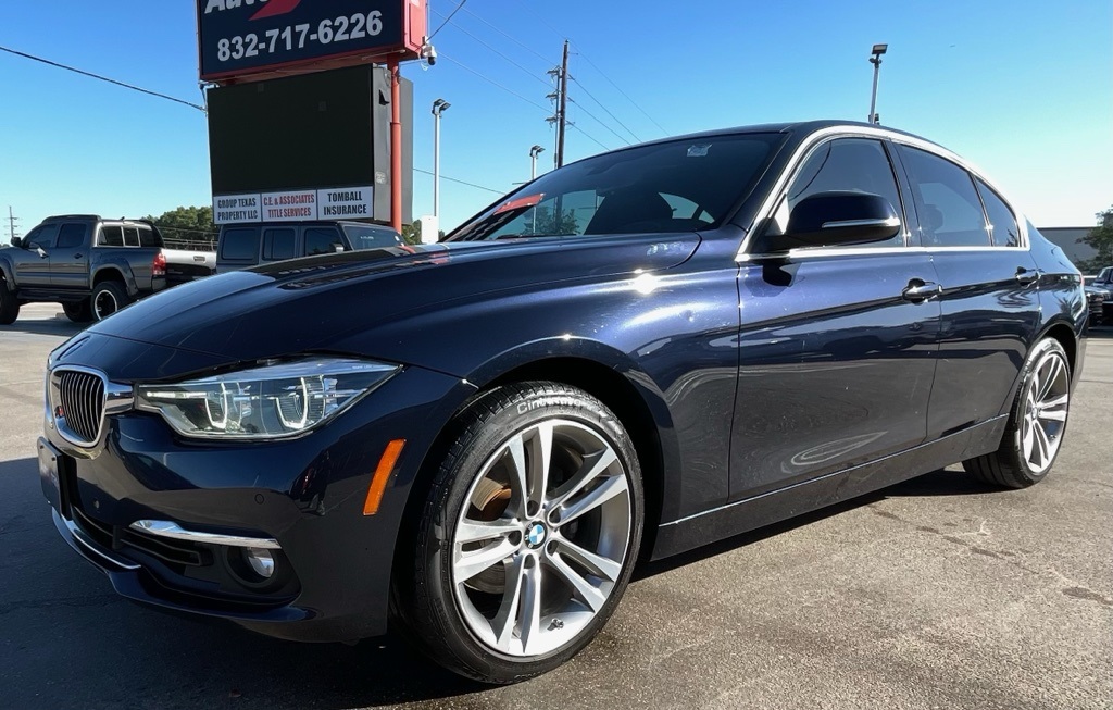 2017 BMW 3 Series 330i Blue at Bravo Nissan