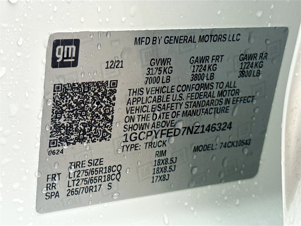 2022 Chevrolet Silverado 1500 LTD LT Trail Boss White at Don McGill Toyota