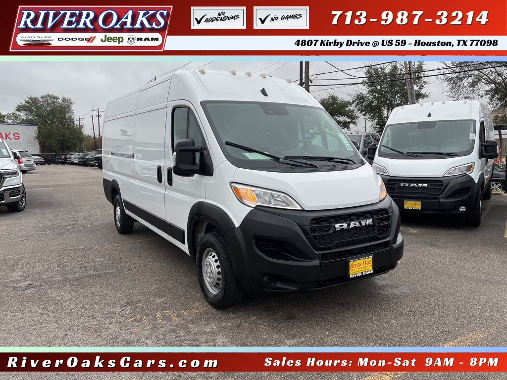 2025 Ram ProMaster 3500 High Roof White at Mac Haik CDJR North Houston