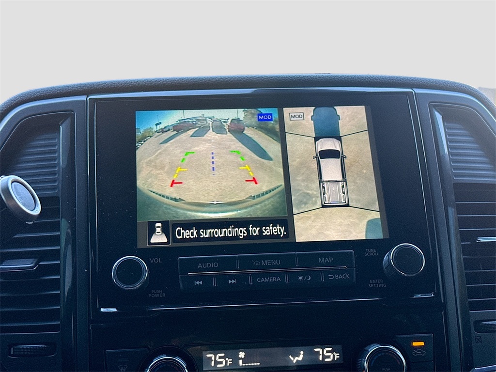 2021 Nissan Titan PRO-4X Beige at Central Houston Nissan