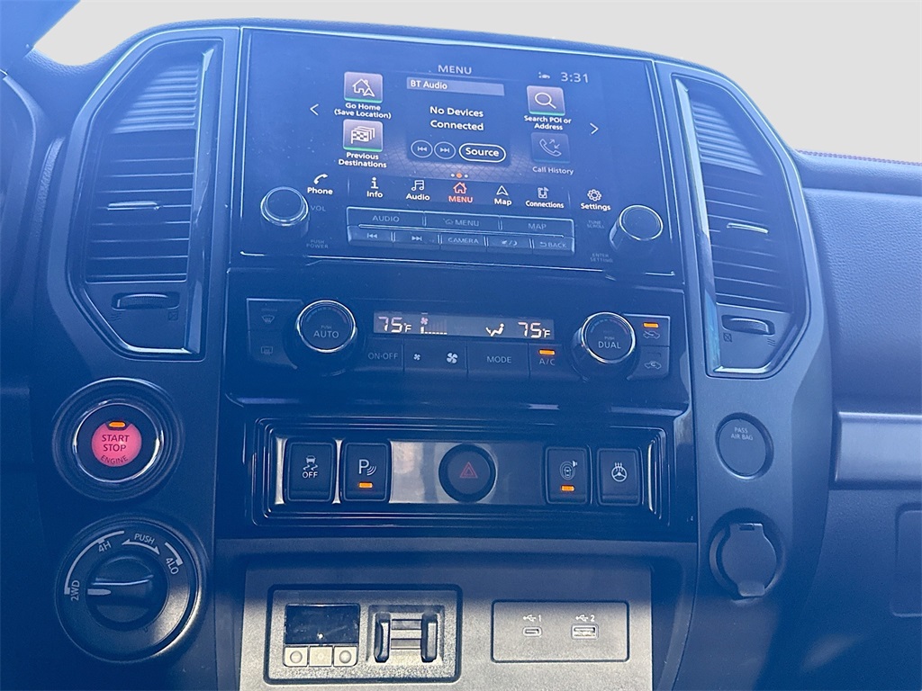 2021 Nissan Titan PRO-4X Beige at Central Houston Nissan