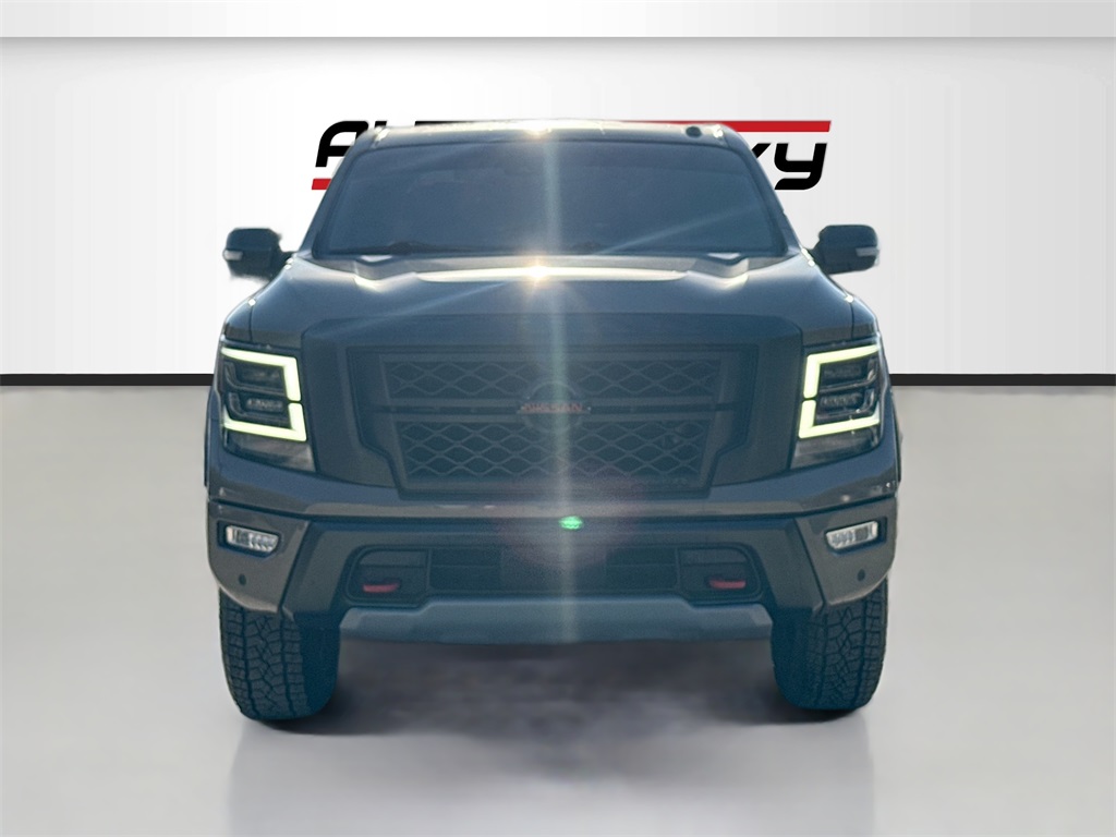 2021 Nissan Titan PRO-4X Beige at Central Houston Nissan