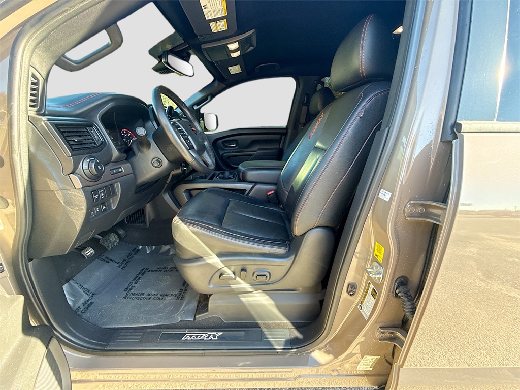 2021 Nissan Titan PRO-4X Beige at Central Houston Nissan