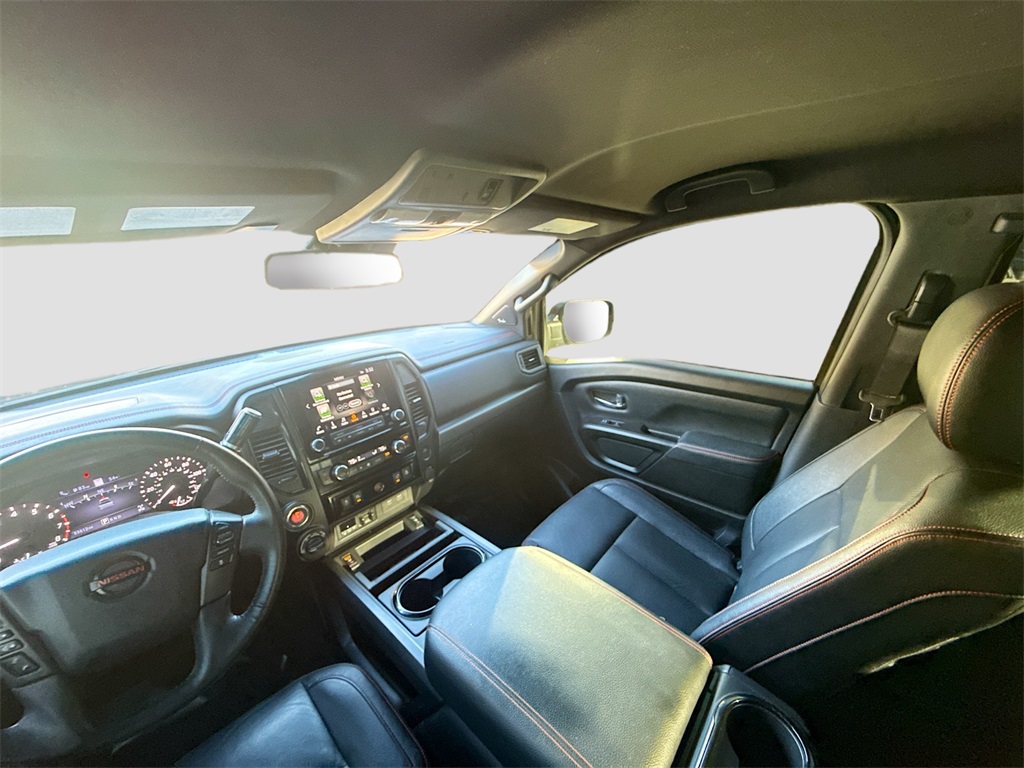 2021 Nissan Titan PRO-4X Beige at Central Houston Nissan