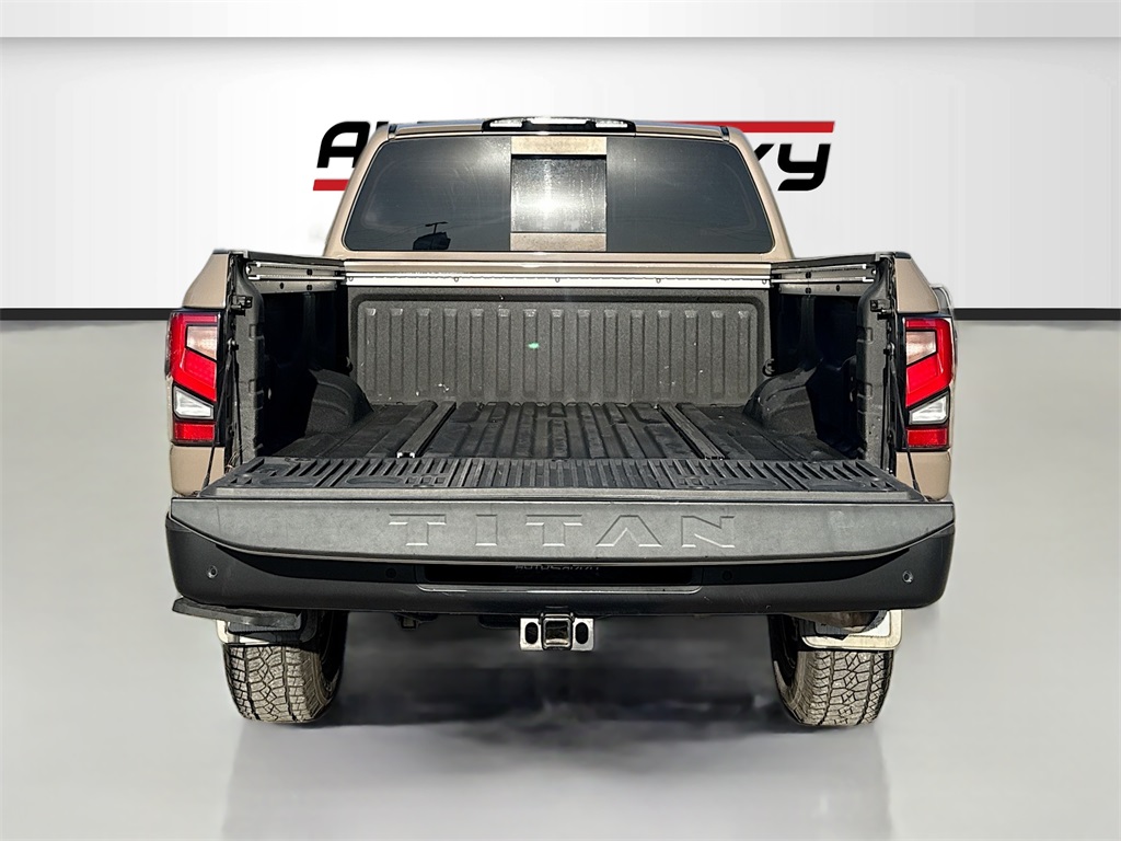 2021 Nissan Titan PRO-4X Beige at Central Houston Nissan