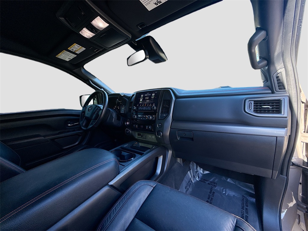 2021 Nissan Titan PRO-4X Beige at Central Houston Nissan