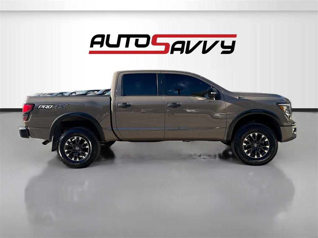 2021 Nissan Titan PRO-4X Beige at Central Houston Nissan