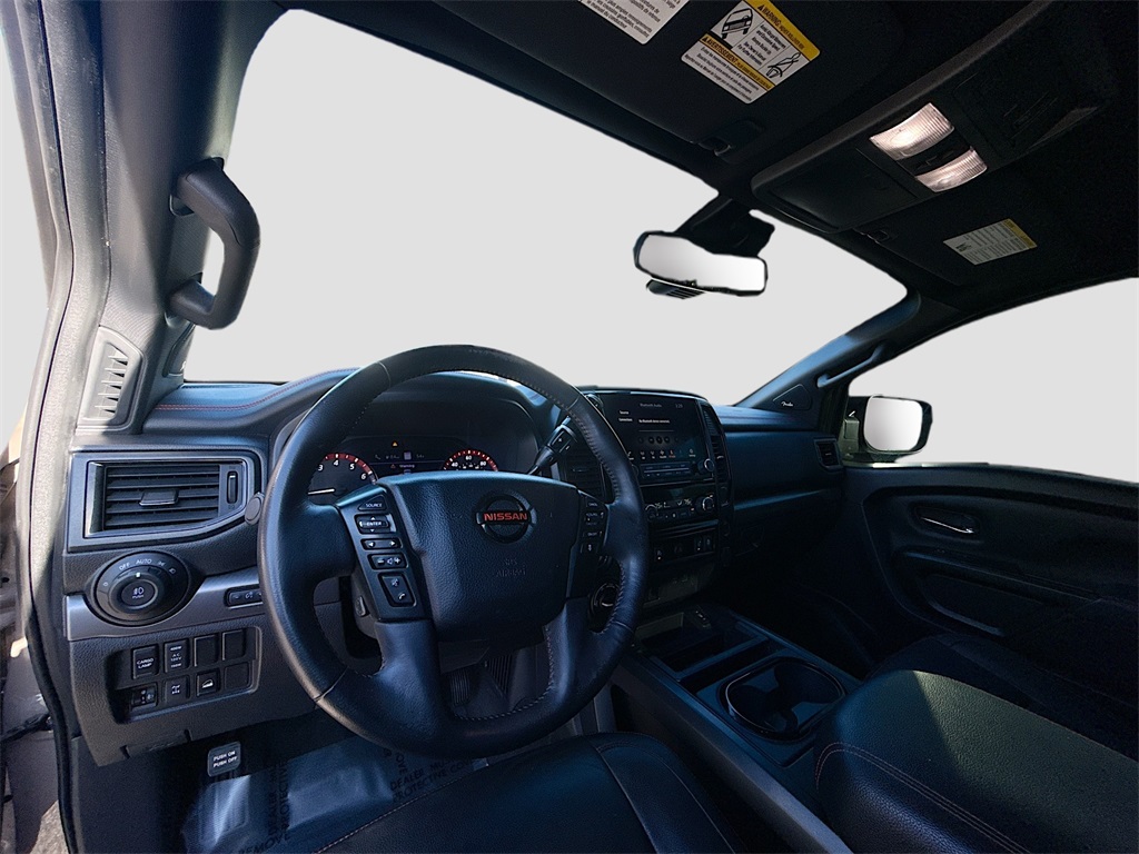 2021 Nissan Titan PRO-4X Beige at Central Houston Nissan