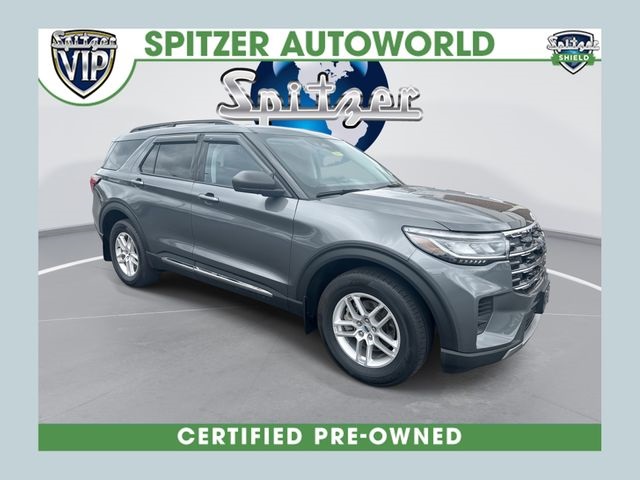 Gray Metallic 2025 Ford Explorer Active AWD SUV / Crossover All-Wheel Drive Automatic