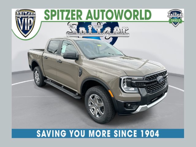 Gray 2026 Ford Ranger Pickup Truck Four-Wheel Drive Automatic