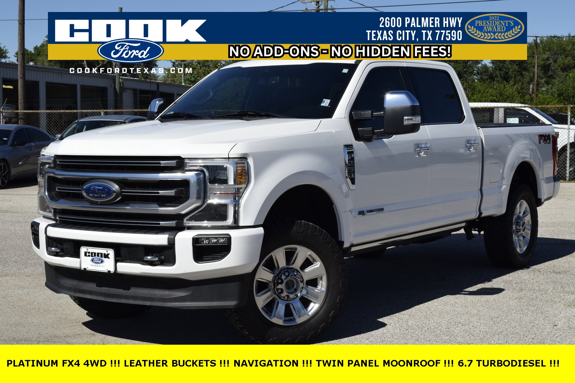 2020 Ford F-250SD Platinum White at Cook Ford