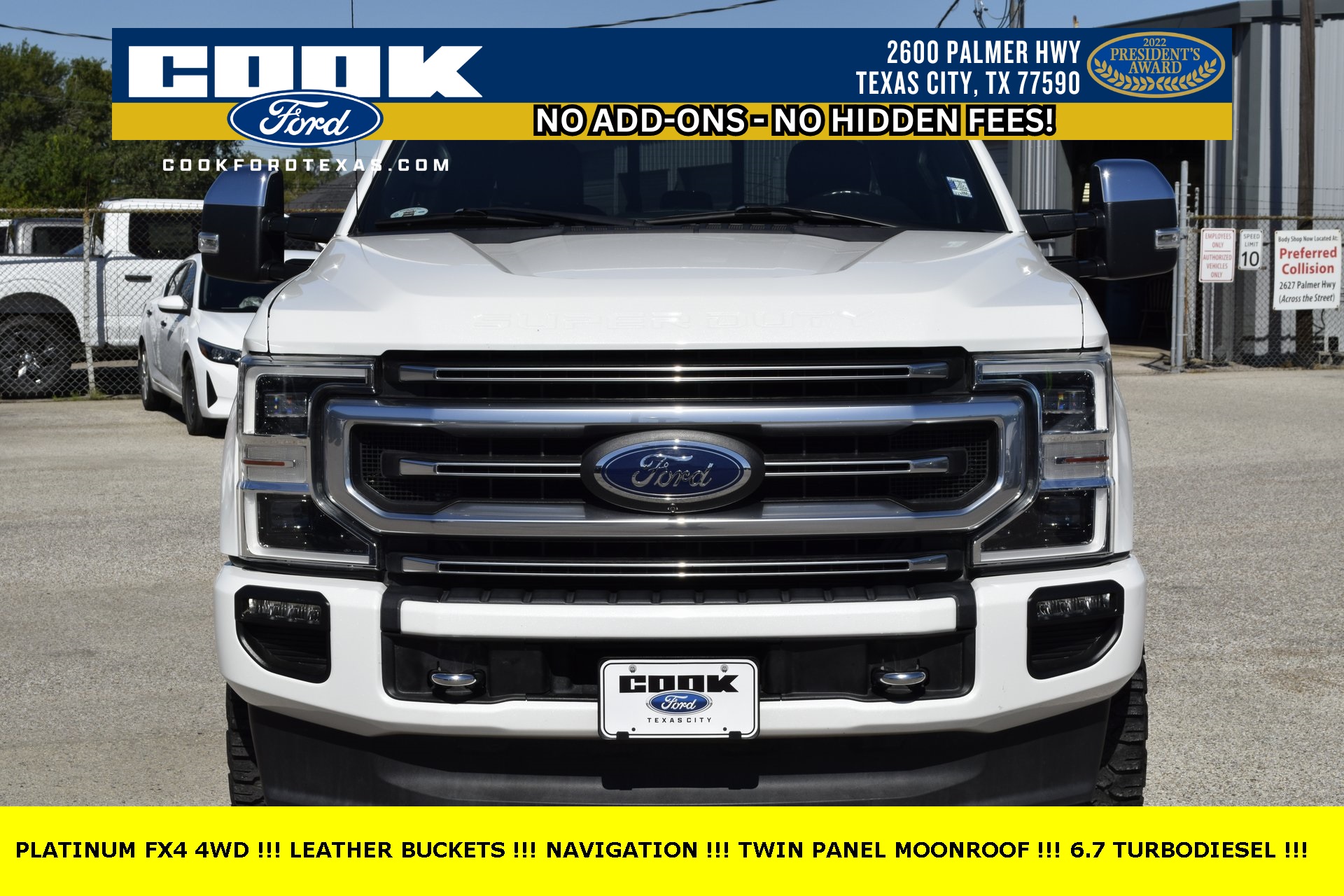 2020 Ford F-250SD Platinum White at Cook Ford