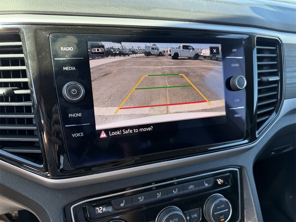 2022 Volkswagen Atlas 3.6L V6 SE w/Technology White at DeMontrond Automotive Group