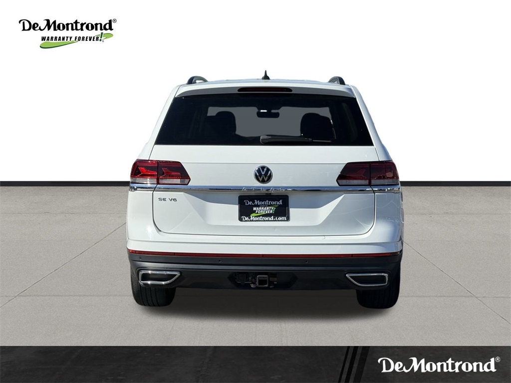 2022 Volkswagen Atlas 3.6L V6 SE w/Technology White at DeMontrond Automotive Group