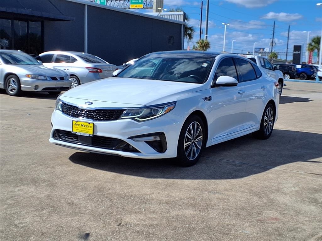 2020 Kia Optima EX Premium White at DeMontrond Gulf Freeway