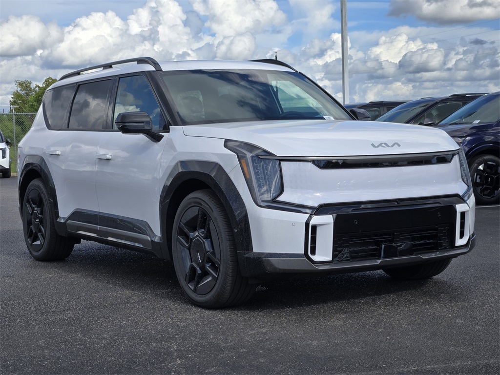 2026 Kia EV9 GT-Line White at Shottenkirk Kia Fort Bend