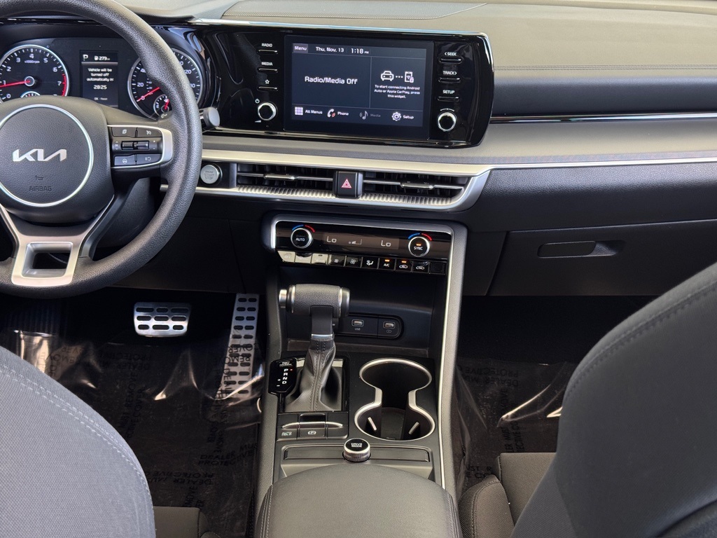 2023 Kia K5 LXS White at Joe Myers Mazda Kia