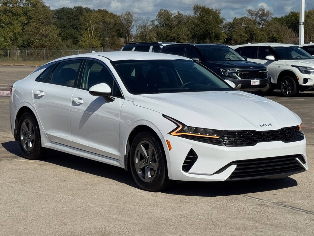 2023 Kia K5 LXS White at Joe Myers Mazda Kia