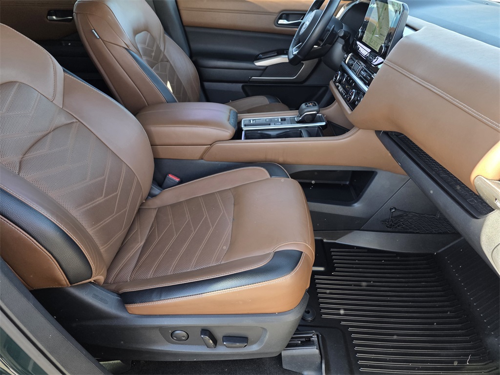 2024 Nissan Pathfinder Platinum Green at DeMontrond Auto Country