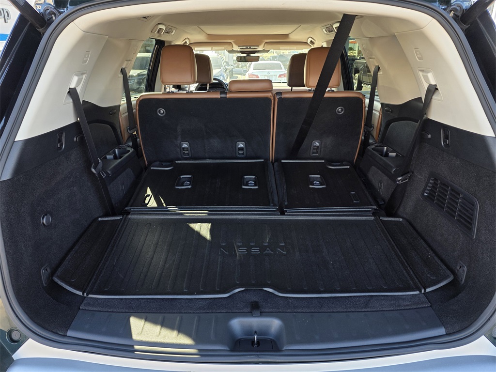 2024 Nissan Pathfinder Platinum Green at DeMontrond Auto Country