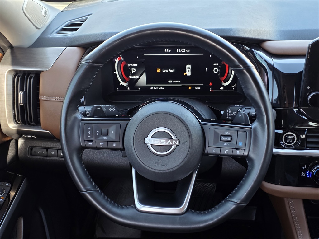 2024 Nissan Pathfinder Platinum Green at DeMontrond Auto Country