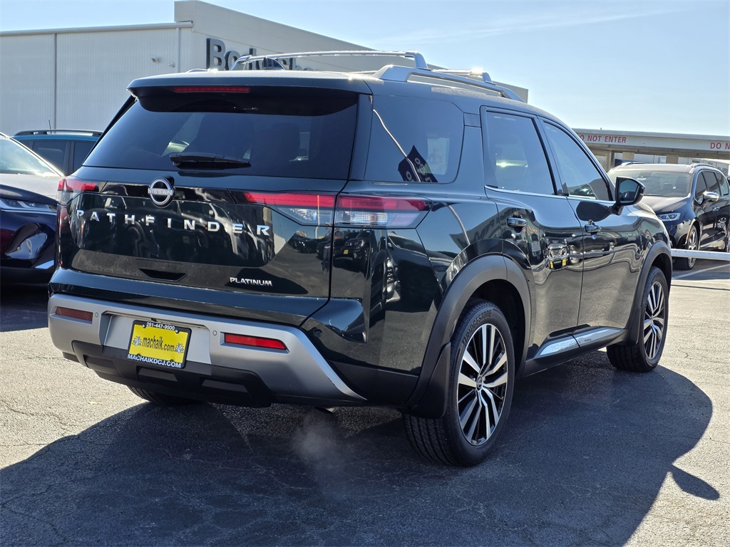 2024 Nissan Pathfinder Platinum Green at DeMontrond Auto Country