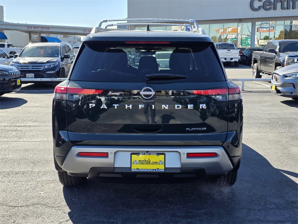 2024 Nissan Pathfinder Platinum Green at DeMontrond Auto Country