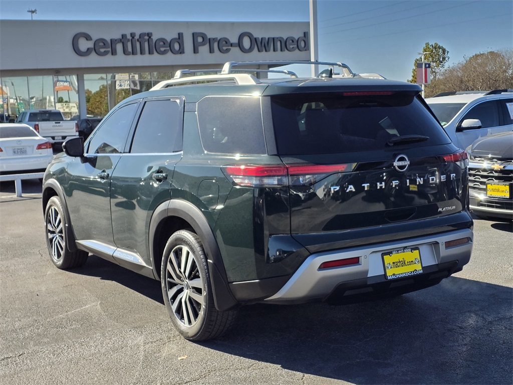 2024 Nissan Pathfinder Platinum Green at DeMontrond Auto Country