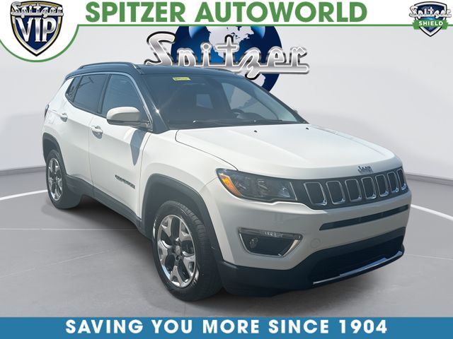 White Clearcoat 2018 Jeep Compass SUV / Crossover Four-Wheel Drive 9-Speed Automatic