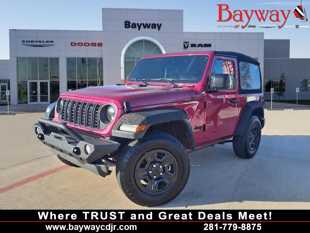 2024 Jeep Wrangler Sport Red at Texan Dodge Chrysler Jeep Ram