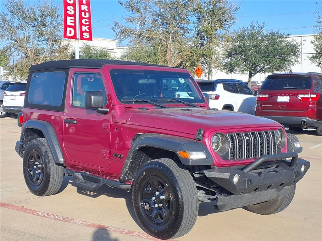 2024 Jeep Wrangler Sport Red at Texan Dodge Chrysler Jeep Ram