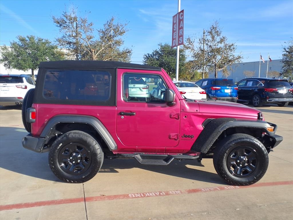 2024 Jeep Wrangler Sport Red at Texan Dodge Chrysler Jeep Ram