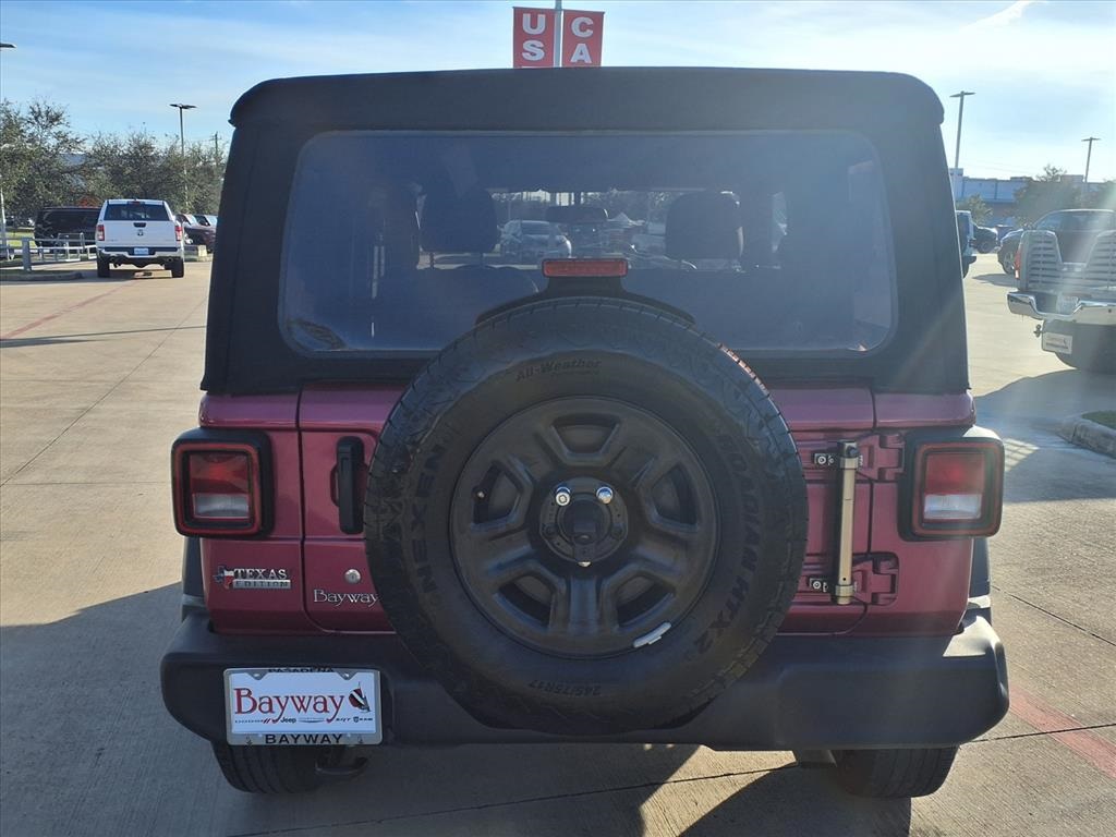 2024 Jeep Wrangler Sport Red at Texan Dodge Chrysler Jeep Ram