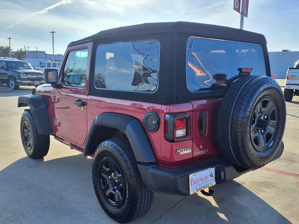 2024 Jeep Wrangler Sport Red at Texan Dodge Chrysler Jeep Ram