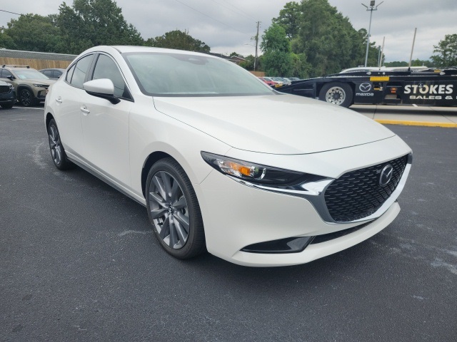2025 Mazda Mazda3 2.5 S Preferred Package White at Stokes Mazda