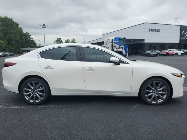 2025 Mazda Mazda3 2.5 S Preferred Package White at Stokes Mazda