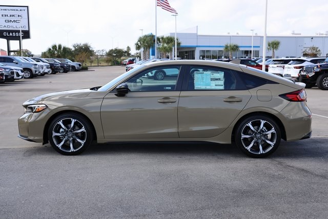 2026 Honda Civic Hybrid Sport Touring Brown at Shottenkirk Kia Fort Bend