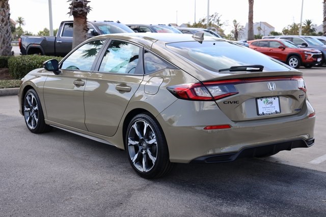 2026 Honda Civic Hybrid Sport Touring Brown at Shottenkirk Kia Fort Bend