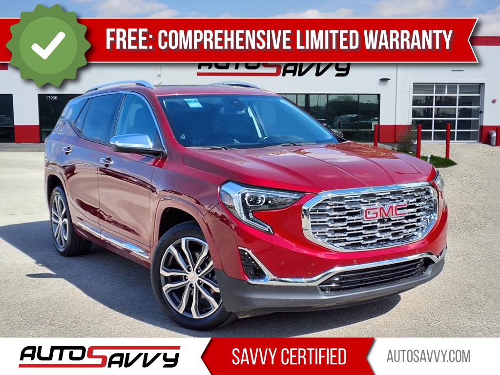 2018 GMC Terrain Denali Red at Texan Dodge Chrysler Jeep Ram