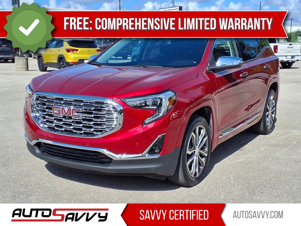 2018 GMC Terrain Denali Red at Texan Dodge Chrysler Jeep Ram