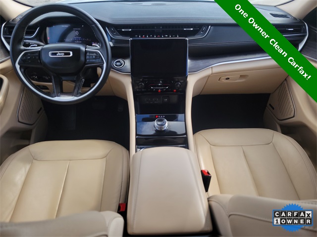 2022 Jeep Grand Cherokee L Limited White at Mac Haik CDJR North Houston