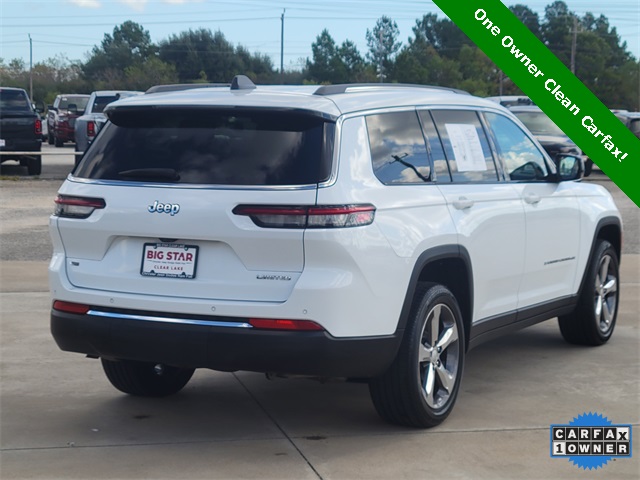 2022 Jeep Grand Cherokee L Limited White at Mac Haik CDJR North Houston