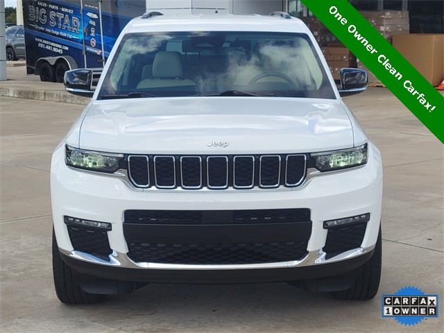 2022 Jeep Grand Cherokee L Limited White at Mac Haik CDJR North Houston