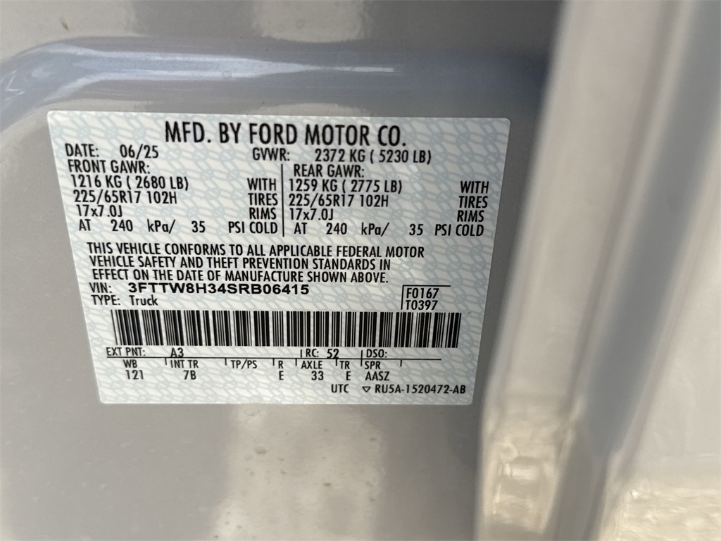 2025 Ford Maverick XLT White at Legacy Ford