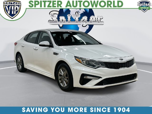 Snow White Pearl 2019 Kia Optima Sedan Front-Wheel Drive 6-Speed Automatic