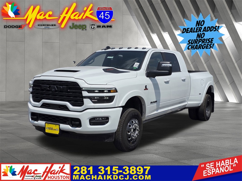 2026 Ram 3500 Limited White at Texan Dodge Chrysler Jeep Ram